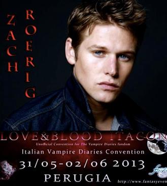 Zach Roerig-Love & Blood ItaCon 2013